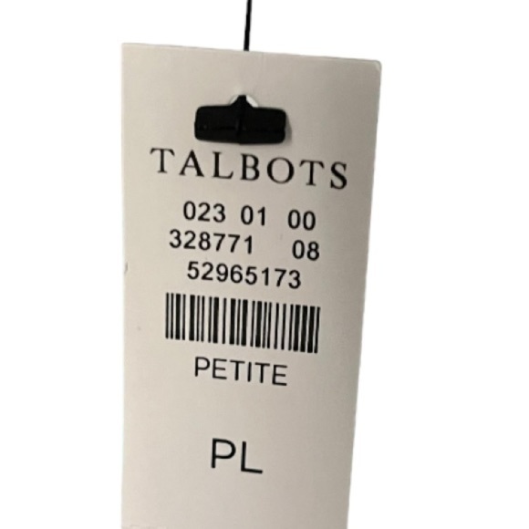 Talbots Striped V-Neck T-Shirt - Picture 5 of 5